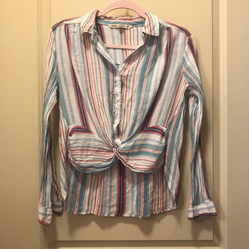Nice button down shirt.